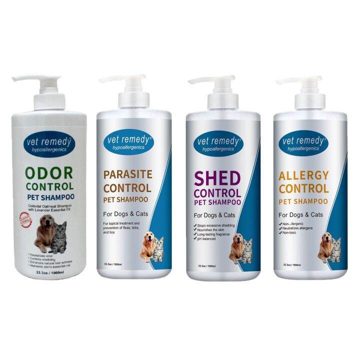 VET REMEDY COAT SOLUTION SERIES Shed/Allergy/Odor/Parasite Control