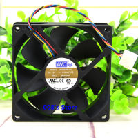 Q ใหม่หม้อน้ำ CPU Cooler พัดลมสำหรับ DS09225B12U DC 12V 0.56A P178P080P083 90*90*25มม. 4 Pin Double Ball อุณหภูมิควบคุม PWM