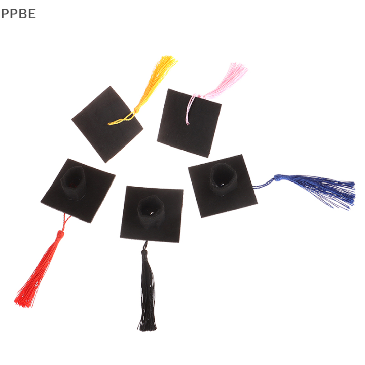 ppbe-1pc-graduation-hat-mini-ปริญญาเอกหมวกเครื่องแต่งกาย-graduation-cap-กับพู่กัน