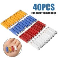 40pcs/lot 5A 8A 16A 25A Classic Car Auto Fuses Kit Ceramic Continental Car Fuse Torpedo Bullet Auto Fuze Kit Fuses  Accessories