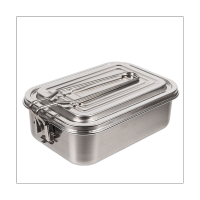 304 Stainless Steel Lunch Box Stainless Picnic Box Outdoor Dinner Pail Travel Camping Food Contains Breakfast Storage