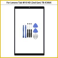 ▨✿﹍ For Lenovo Tab M10 HD (2nd Gen) TB-X306X TB-X306F/V X306 Touch Screen LCD Front Outer Glass Panel Lens Touchscreen Cover No OCA