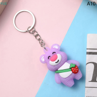 ?【Lowest price】YUE Lotso พวงกุญแจตกแต่งรูปการ์ตูนน่ารักรูปตุ๊กตาพวงกุญแจรถจี้ของขวัญสำหรับเด็ก