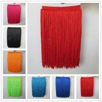 【YF】⊙♝  Wholesale 1 meter/lot 30cm Fringe Tassel Polyester Trim Latin dance curtain fringes for sewing