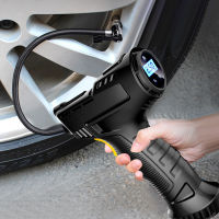 120W Car Portable Air Compressor 12V Digital Tire Inflator Pump With LED Lamp Car Air Compressor For Auto Car Motorcycle