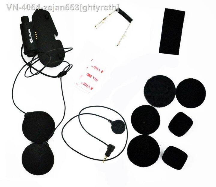 motorcycle-bt-helmet-headset-base-accessories-kit-soft-earphone-earpiece-mic-speakers-for-vimoto-v6-v3-full-face-helmets