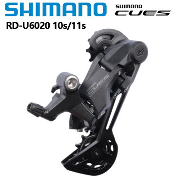 Shimano CUES U6020 Belakang Derailleur SGS Sangkar Panjang 10 Kelajuan 11 Kelajrd Uan-U6020ขี่จักรยานเสือภูเขา MTB