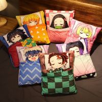 Demon Slayer Anime Plush Stuffed Pillow Cute Devils Blade Manga Doll Cushion Kimetsu No Yaiba Tanjirou Nezuko Plush Pillow