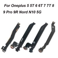 แท่นชาร์จ Usb สำหรับ Oneplus 5 5T 6T 7 7 7T 8 Pro 8T 9 Pro 9r ชาร์จพอร์ตสายแผงวงจรเคเบิลแบบยืดหยุ่นแจ็คหูฟัง