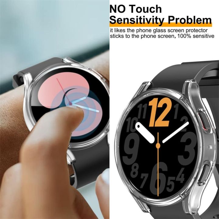 pc-case-glass-for-samsung-galaxy-watch-6-40mm-44mm-accessories-protective-integrated-shell-frame-bumper-galaxy-watch-4-5-cover