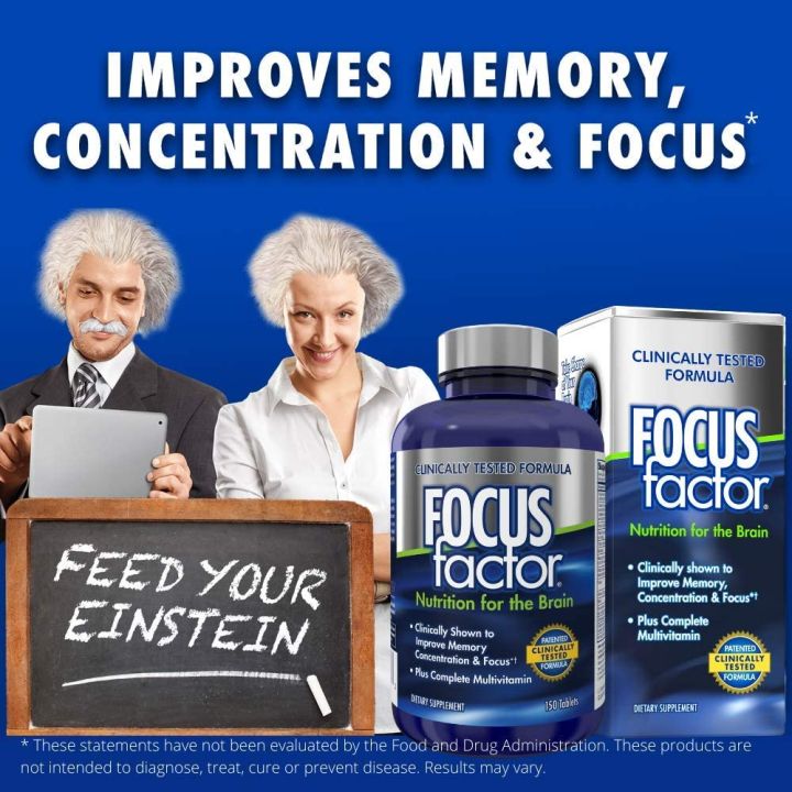 วิตามินและแร่ธาตุ-23-ชนิด-เพิ่มความจำ-สมาธิ-และโฟกัส-nutrition-for-the-brain-180-tablets-focus-factor