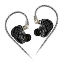 In Ear Earbuds Headphones HiFi Bass Noise Reduction Dynamic Headphones Black (Standard Version)