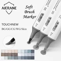 AICRANE Touchnew Soft brush tip Marker set Skin Colors Manga