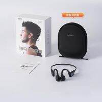 Wireless Bluetooth Bone Conduction Earphones for Running and Sports Non-In-ear Type with Bone Sensing Technology