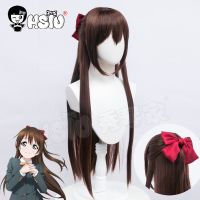 Osaka Shizuku Wig LoveLive PDP Perfect Dream Project cosplay HSIU Brand Dark brown long hair+Free hair accessories+Free wig cap