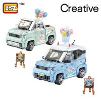 LOZ building blocks mini car car model small particle assembling toy puzzle boy girl child Building Sets