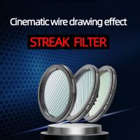 Blue/Yellow Streaks Effect Filter 37 40.5 43 46 49 52 55 58 62 67 72 77 82 86 95 105mm Special Effects Flare Camera Filter DSLR Filters