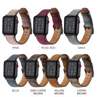 Tali kulit asli cocok untuk tali jam tangan Apple tali jam tangan Apple 49mm 44/45mm 40mm 41 42 38mm tali gelang klasik iWatch seri penuh