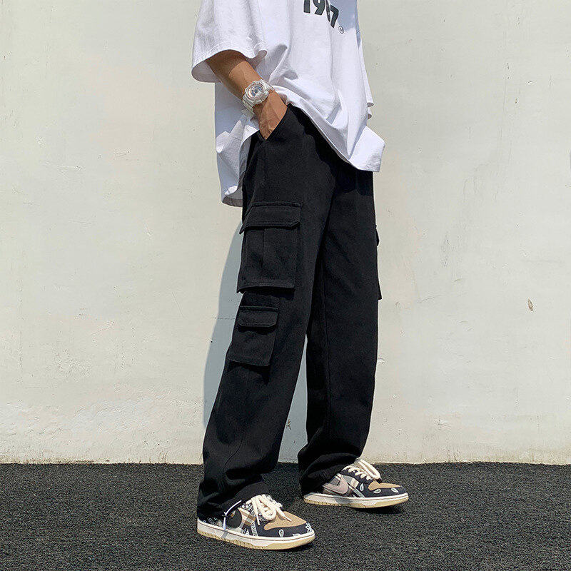 Fashion Mens Casual Pants Long Baggy Trouser Sweatpant Slack Casual  Pant 