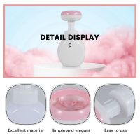 Flower Liquid Soap Dispenser Stamp Pump Bottle Floral Foam Bubbler Handsoup Plastic Bathroom Trip Travel