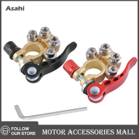 Asahi Motor 2pcs ขั้วแบตเตอรี่เชื่อมต่อ QUICK RELEASE ถอดสายแบตเตอรี่รถขั้วหนีบกับ HEX