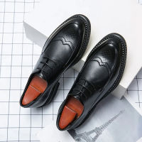 Mens shoes lace-up classic fashion handmade dress shoes wedding shoes for men free shipping formal shoes pointed oxford shoes