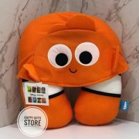 DISNEY PIXAR หมอนรองคอ ฮู้ด มีหมวก นีโม nemo pixar ( สีส้ม)