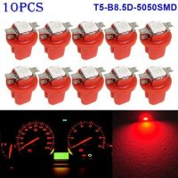 10PCS B8.5D 509T B8.5 T5 LED Lamp 5050 1SMD Car Panel Gauge Speedo Dash Bulb Dashboard Instrument Light Wedge Interior Lamp