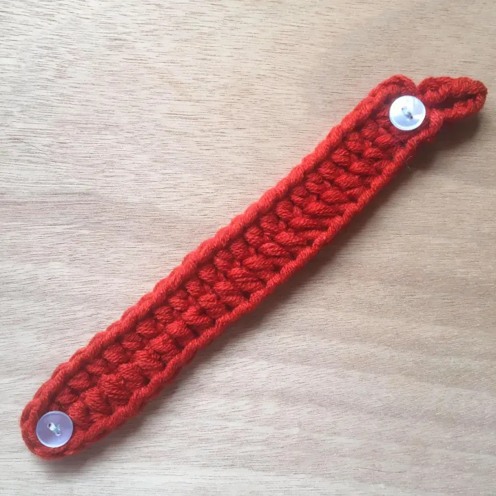 Paprika (CP19) Ear Savers Crochet single strap Washable face mask