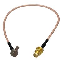 RG316 SMA Female Jack Bulkhead to TS9 Male plug right angle Connector RF Jumper pigtail Cable Wire Terminals 5CM~10FT Electrical Connectors