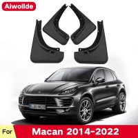 แผ่นบังโคลนสำหรับ Porsche Macan 2014-2022แผ่นกันกระเซ็นที่ปัดโคลนแผ่นบังโคลนรถบังโคลนด้านหน้าด้านหลังอุปกรณ์เสริมรถยนต์