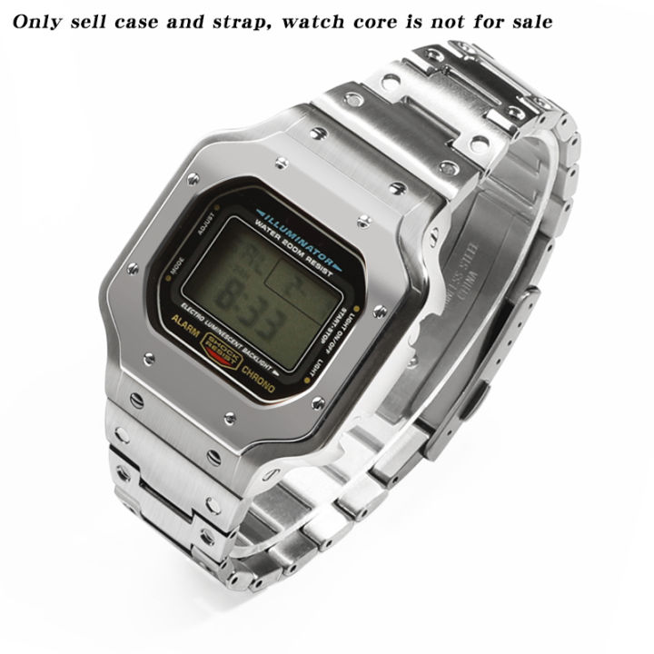 เหมาะสำหรับ-casio-g-shock-dw5600-gw-b5600โลหะนาฬิกากรณีการปรับเปลี่ยนสาย-accessoriesdw-5600