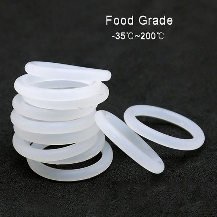 10pcs-thickness-2-2-4-3-4mm-white-rubber-seal-ring-od-5-80mm-heat-resistant-food-grade-silicone-o-ring