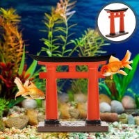 DWDYMALL 2pcs ญี่ปุ่น Torii Gate Model Simulation Torii Decoration Micorlandscape Miniature Torii