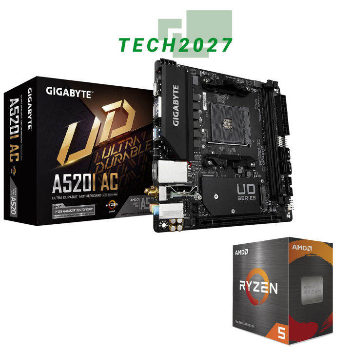 Gigabyte A520i Ac Amd Ryzen Am4 Mini Itx Direct Phases Digital Pwm