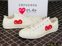 รองเท้าCONVERSE CHUCK TAYLOR ALL STAR ’70 x COMME DES GARCONS PLAY SIZE.36-44 *white* (พร้อมกล่อง) รองเท้าแฟชั่น รองเท้าผู้ชาย-หญิง รองเท้าลำลอง