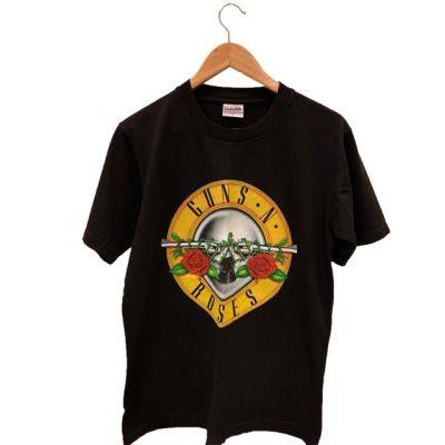 เสื้อ GUN N ROSES ส่งฟรี🔺 สีสกรีนสด ฮิตมาก พร้อมส่ง