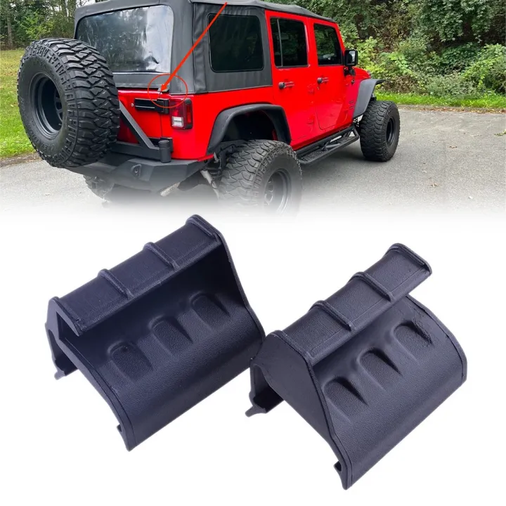 Black Rear Retaining Clips For Jeep Wrangler JK 20072018 Rear