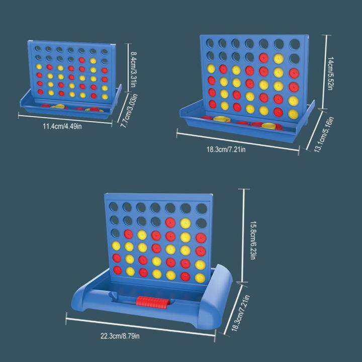 ขนาดใหญ่เชื่อมต่อสี่แถว4ในแถวของเล่นเพื่อการศึกษาเกมกระดานเด็ก-b5s6