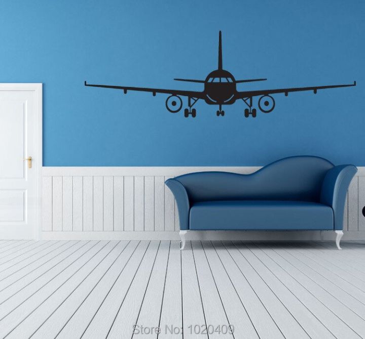 aircraft-take-off-airport-wall-sticker-decal-adults-decorative-pvc-wallpaper-children-room-4028