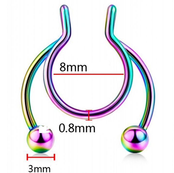 lady-sugar-ต่อได้18กรัมแหวนจมูกปลอมเจาะจมูกเทียมแหวนจมูกไม่ได้เจาะห่วงจมูกราคาไม่แพงเครื่องประดับร่างกาย