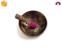 ขันทิเบตแฮนด์เมด ขนาด14.1ซม. น้ำหนัก550กรัม ชามทำสมาธิแฮนด์เมด Tibetan Handmade Singing Bowl