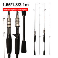 Lo【ขายดี】เบ็ดตกปลา Joran Pancing Cetak ปั่นไฟเบอร์กลาสเสาล่อเบ็ดตกปลา1.65M/1.8M อุปกรณ์ตกปลาน้ำจืดน้ำเค็ม2ชิ้น