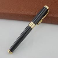 【✲High Quality✲】 gong25258181584814 Jinhao 1200มังกรทองดวงตาคริสตัลสีแดงที่ใส่ปากกาออฟฟิศลูกบอลกลิ้งปากกาลูกลื่นการเขียนธุรกิจ