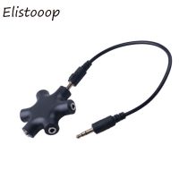 3.5mm Audio Aux Cable Splitter 1 Male to 5 Female Earphone Port 3.5 Jack Share Adapter For Ipod Ipad MP3 MP4 Mobile Phone