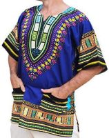 Amazon RaanPahMuang new Dashiki xi ji clothing men in Europe and the African shirts with short sleeves