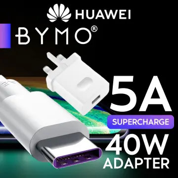 Câble Huawei P30 Pro Mate 20 RS 40W Super Charge Fast Chargeer 5A Type-C