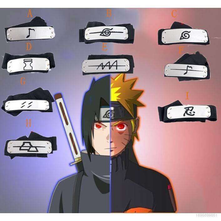 naruto headband - akatsuki itachi headband for cosplay 3D Print