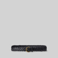 Polo Ralph Lauren เข็มขัดผู้หญิง Belt-Braided Calfskin Belt รุ่น WAPOBLT09M20083 สีดำ