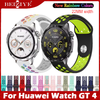 22mmสาย ซิลิโคน For huawei watch GT 4 46mm Sports Silicone Watch Band Wrist Strap สายนาฬิกา for huawei GT4 สาย Smart Watch Wristband Accessories